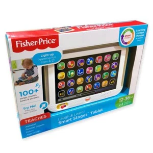 Fisher-Price White Laugh & Learn Smart Stages Tablet New Electronic Toy - Picture 1 of 1