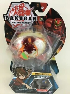 Bakugan Battle Planet Bakugan Ultra Pyrus Vicerox Bakucores Spin Master Sellado  - Imagen 1 de 4