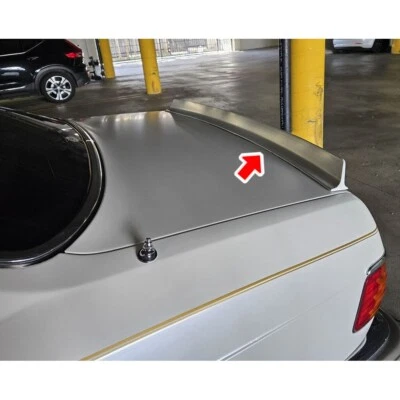 Unpainted Fits Mercedes Benz C126 Coupe SEC L Type Rear Trunk Lip Spoiler 86-91 - Imagem 1 de 4