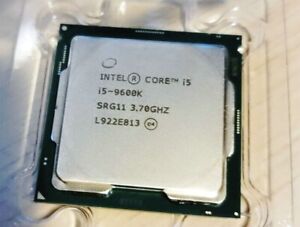 Intel Core i5-9600K 3.7GHz 6Core 9MB LGA 1151 SRG11 CPU Processor