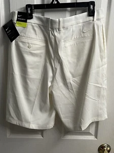 Pantalones Cortos de Golf Nike Fit Dri Hombres Talla 34 Blanco Crema Elastizados Flexibles Rendimiento Nuevos con Etiquetas - Imagen 1 de 8