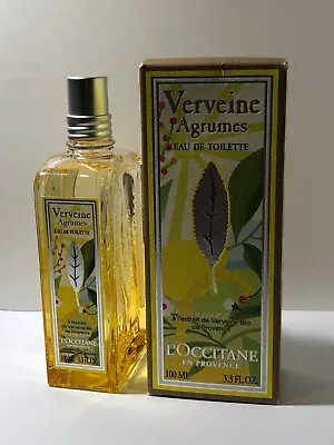 L'occitane en Provence Verveine Argumes Unisex Eau de Toilette 3,3 Oz. Spray Neu im Karton - Bild 1 von 3