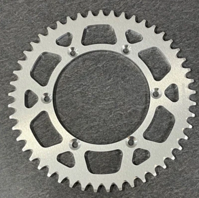 Roda dentada traseira Kawasaki KX250 KX450 49T PRATA Supersprox KX125 KX250F KX450F - Imagem 1 de 2