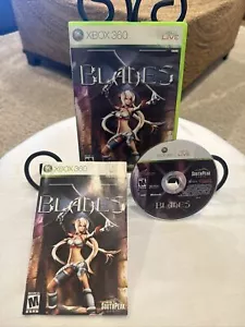 X-Blades (Microsoft Xbox 360, 2009) RARE! CIB! W/ Manual! MINT Disc! Works!🔥 - Picture 1 of 6