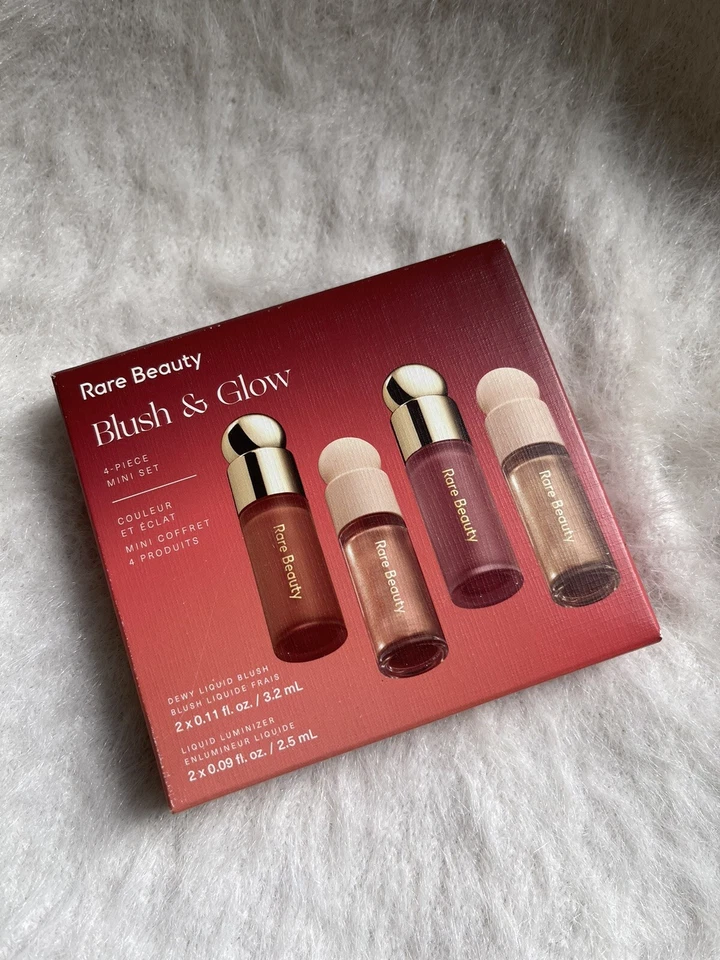 Rare Beauty Mini Size Blush & Glow 4-Piece Set - Limited Edition - Ships Fast - Image 1 of 2