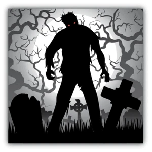 Halloween Zombie Friedhof Auto Stoßstange Aufkleber Aufkleber - Bild 1 von 1
