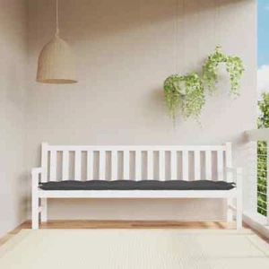Garden Cushion Anthracite 200x50x7 Oxford Fabric N0H2 - Picture 1 of 7