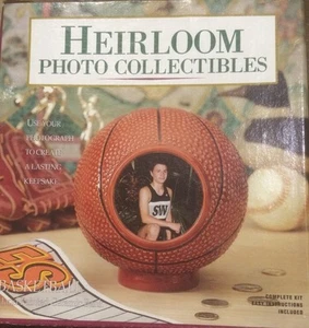 Photo Basketball Hand Painted Ceramic Bank Photo Collectible - Picture 1 of 8