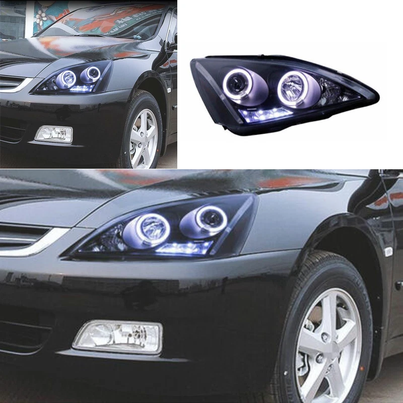 Conjunto de faros de haz bajo H/HD DRL LED para Honda Accord 2003-2007 Foto 1 de 4