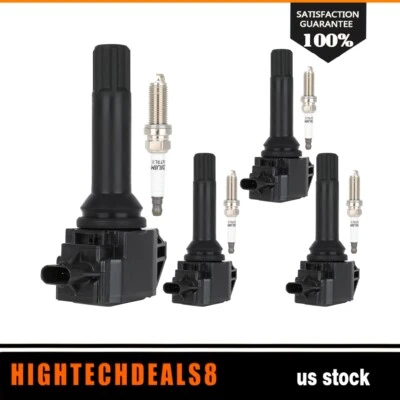 For Scion FR-S Subaru BRZ H4 2.0L 4 Ignition Coil & Spark Plug Pack 2013 2014 - Image 1 of 4