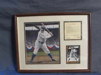 Babe Ruth The King of Swat Framed 1992 Kelly Russell Color Lithograph Print - Image 1 of 4