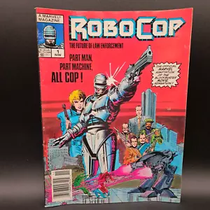 RoboCop Marvel Magazine Comic #1 First Issue October 1987 8"x11" - Picture 1 of 8
