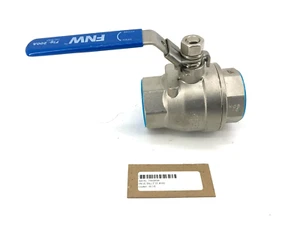 New FNW FNW200AK 2" Ball Valve Stainless Steel CF8M 1000CWP Full Port - Picture 1 of 6
