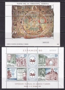1980 - España - Edifil 2583 y 2591 - Espamer 80 7 Tapiz de la Creación - - MNH - Imagen 1 de 1