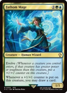 Fathom Mage Surge Foil - FIC 0325 NM - MTG Magic - Picture 1 of 1
