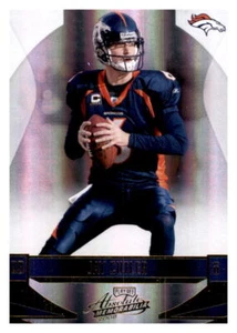 2008 Absolute Silver Foil Jay Cutler NFL Insert Parallel Refractor Bears #44 - Picture 1 of 2