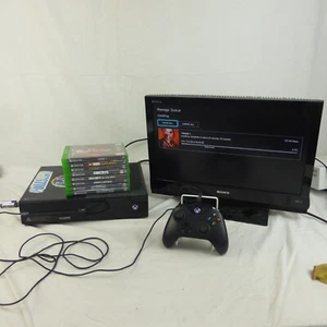 Microsoft XBOX One Console 500GB Black Model 1540 with 8 Games - Picture 1 of 18