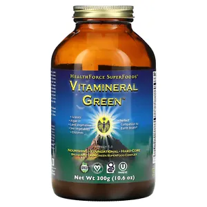 HealthForce Superfoods Vitamineral Green Version 5 3 10 6 oz 300 g Gluten-Free, - Picture 1 of 2