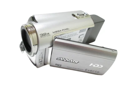 Victor Jvc Everio GZ-MG330 Video Camera Handycam Silver Excellent- - Image 1 of 3
