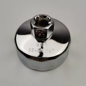 Car Oil Filter Wrench 65-64mm 14P 1/2 drive Auto Motorcycle Type Cap Style 901 - Bild 1 von 8