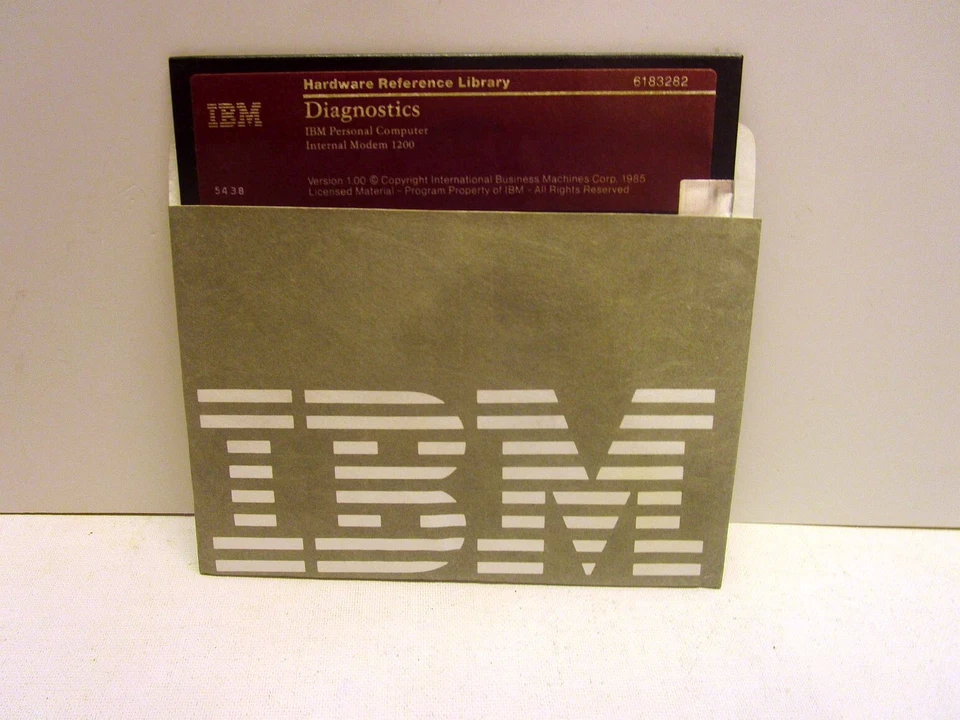 Diagnostic Disk for the IBM PC Internal Modem 1200 by IBM (6183282) - Image 1 of 1