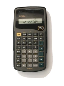 Texas Instruments TI-30Xa Calcolatrice Scientifica Testata Funzionante - Foto 1 di 5