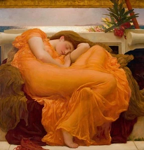 Flaming June by Frederic Leighton, Giclee Canvas Print, in various sizes - Picture 1 of 1