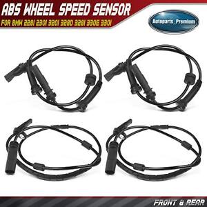 Front & Rear ABS Wheel Speed Sensor for BMW 230i 320i 328d 328i 330e 330i 430i