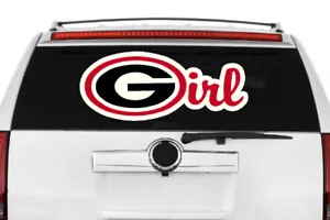 Georgia Girl - Georgia Bulldogs Decal Custom Logo vinyl decal sticker Pick Size - Bild 1 von 11