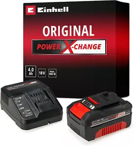 Original Einhell Starter Kit 4,0 Ah Akku Und Ladegerät Power X-Change (Li-Ion, 1 - Bild 1 von 11
