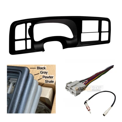 Kit de instalación de tablero doble DIN estéreo para automóvil para camiones y SUV (TB) GM de 1999-2002 Foto 1 de 2