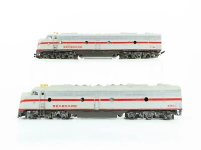 HO Scale Rivarossi SAL Seaboard Air Line E8/9A Diesel Loco 2-Unit Set Custom - Image 1 of 4