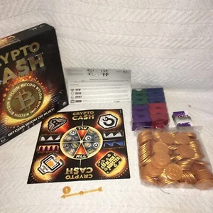 New Open Box CRYPTO CASH Board Game 14+ Educational Trading & Investing Game - Picture 1 of 16