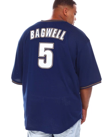 Mitchell & Ness Astros 1997 Jeff Bagwell Big & Tall AUTHENTIC Batting BP Jersey Cover