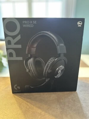 LOGITECH G PRO X SE, Over-Ear Gaming Headset Schwarz Kabelgebunden - Bild 1 von 4