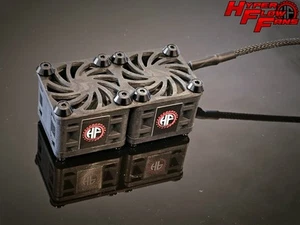 HyperFlow Fans Dual 4s High Speed RC Cooling Fan SLEDGE XRT XMAXX ARRMA - Picture 1 of 1