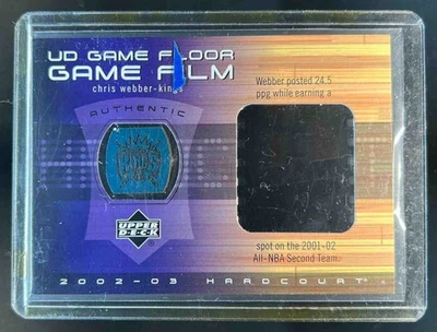 2002-03 Upper Deck Hardcourt Chris Webber UD Game Floor/Film #CW-FF Kings - Image 1 of 2