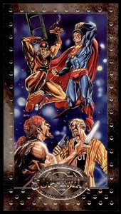 1994 The Man of Steel Seite an Seite mit Gangbuster! Skybox Platinum Series #43 - Bild 1 von 2