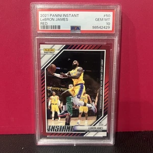 2021 Panini Instant LeBron James PSA10 Leads Lakers With 30 Points 44/99 - Bild 1 von 2