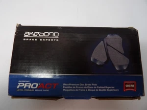 Akebono ACT976 Akebono ProACT Ultra Premium Ceramic Disc Brake Pad Kit NEW - Picture 1 of 9