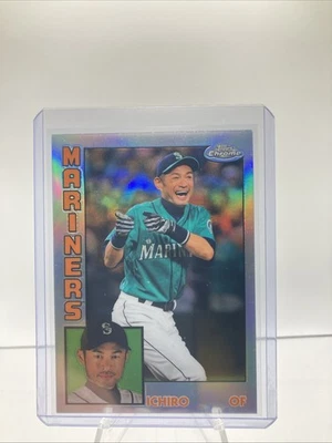2019 Topps Chrome 1984 Topps Ichiro Suzuki #84TC-14 Refractor Mariners - Image 1 of 2