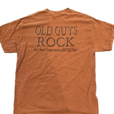 Camisa De Colección The Original Hawaiian Roja Teñida de Suciedad Hombres Talla L Old Guys Rock Y2K Foto 1 de 4