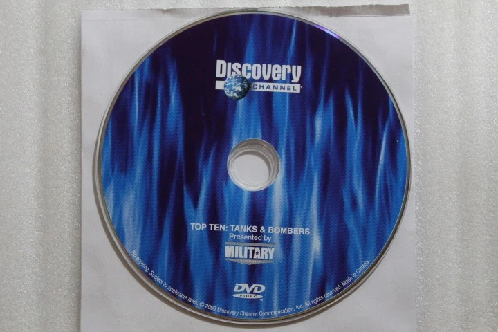 Discovery Channel Top Ten Tanks & Bombers DVD Foto 1 de 1