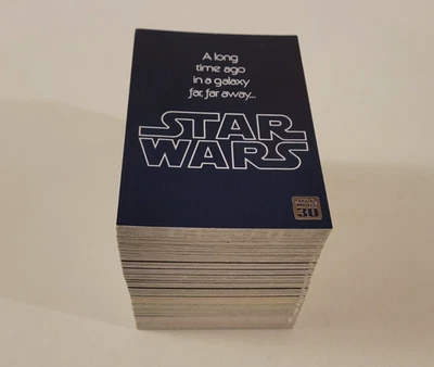 2007 STAR WARS 30th Anniversary COMPLETE CARD SET 120 Nice NM/MT Topps R2D2 Jawa - Image 1 of 4