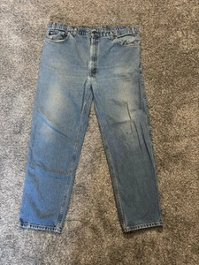 Vintage 90s Brown Tab Levi’s 540 Relaxed Fit 44x32 *Stain - Picture 1 of 8