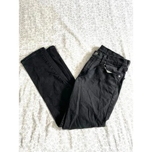 Jeans negros Levis para hombre 30x30 pierna recta denim calce ajustado  - Imagen 1 de 10