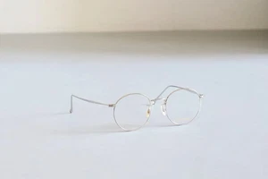 US Tariff Free / H-Fusion " HFL-613 " Col.01 Silver Brille - Bild 1 von 3