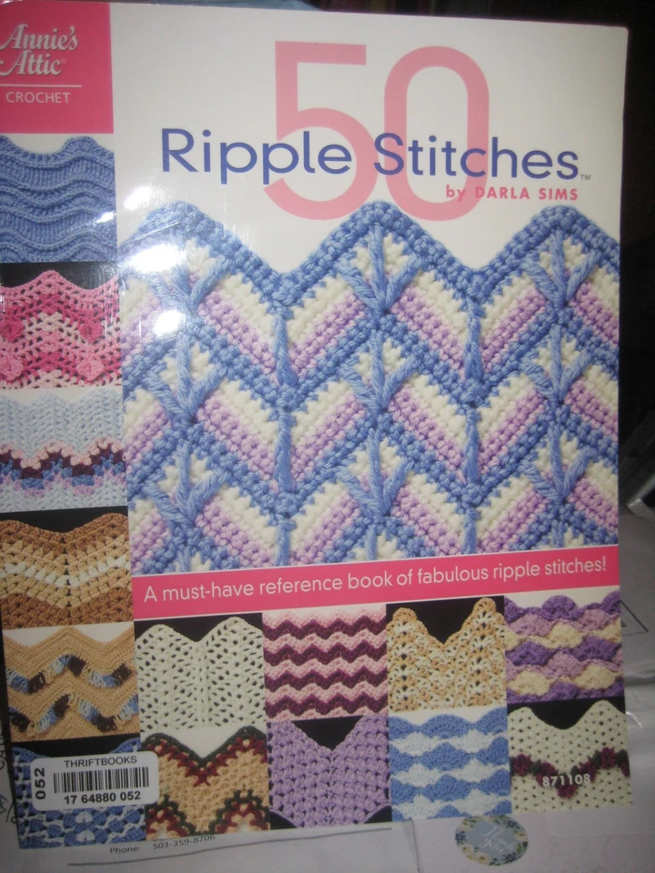 ANNIE'S CROCHET 50 RIPPLE STITCHES #871108 - Image 1 of 1