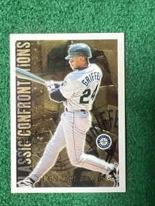 1996 Topps Classic Confrontations Ken Griffey Jr. #CC1 Seattle Mariners - Foto 1 di 7