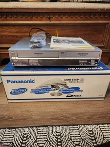 Panasonic DMR-E75VP VCR DVD Combo Recorder VHS to DVD Transfer Remote Box - Picture 1 of 8